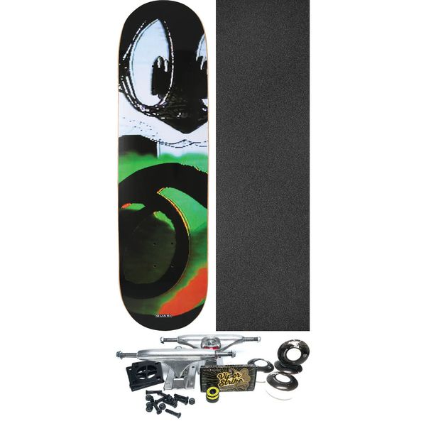 Quasi Skateboards Scrambled Skateboard Deck - 8.37" x 32.25" - Complete Skateboard Bundle